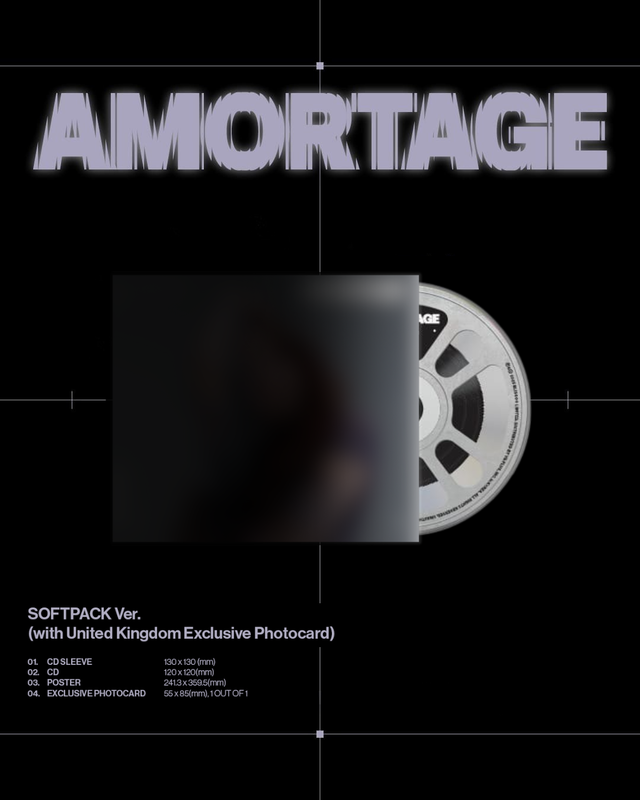 AMORTAGE SOFTPACK Ver. (with United Kingdom Exclusive Photocard)